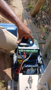 Newly installed Nice ET Drive 600 sliding gate motor in Wellington